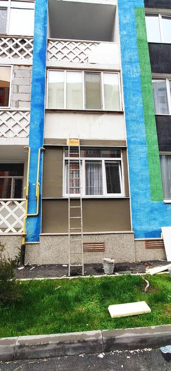 Утепление стен высотные работы