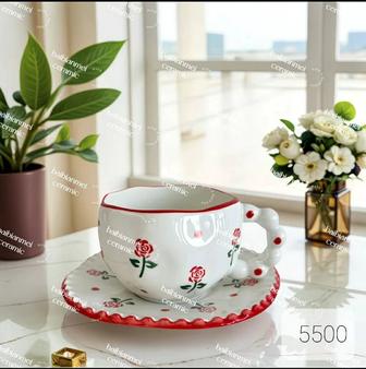 Шәй кесе табағымен Чашка с блюдцем