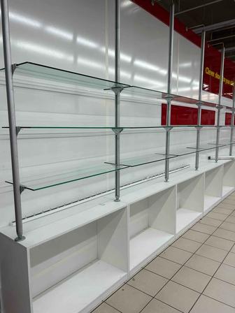 Стеклянные полки