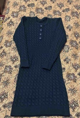 Теплое платье