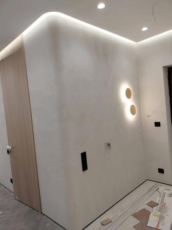 Декоративная штукатурка Арт-бетон Травертин Микроцемент Астана