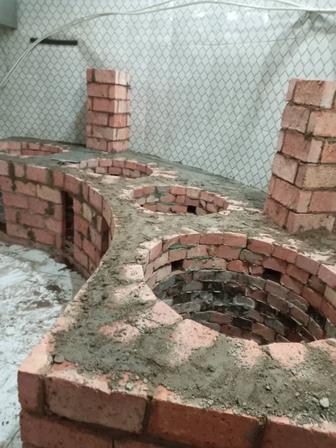 Печник в короткие сроки быстро и сердито выложит колодцы и печь