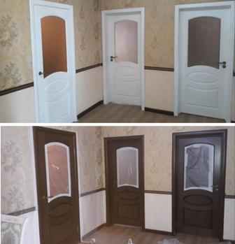 Покраска реставрация дверей