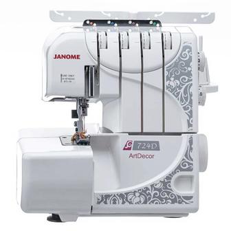 Продаю почти новый оверлок Janome ArtDecor 734D со скидкой!