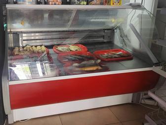 Холодильная витрина с холодильником б/у