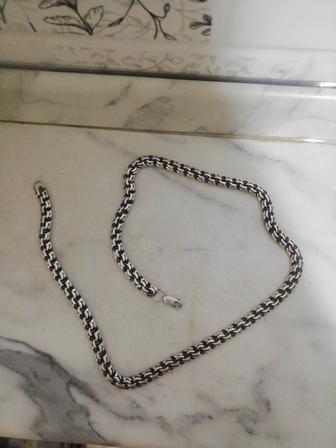Цепь серебро мужской