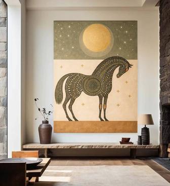 Картина интерьерная. Ручная работа, на заказ