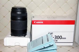 Объектив Canon EF 75-300mm iii. Телевик. Новый