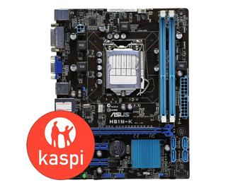 LGA 1155 ASUS H61M-K 2x DDR3 Нет заглушки