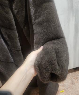 шуба норковая мех плюшевый