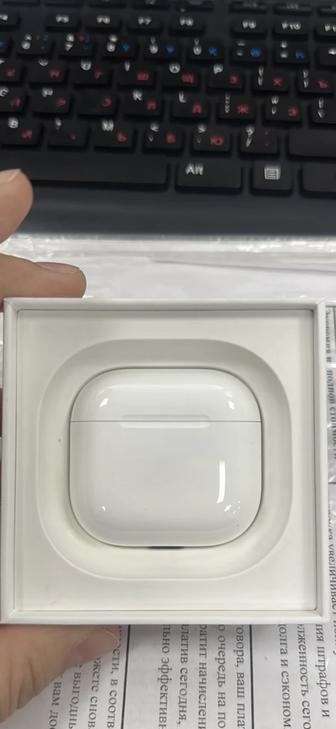 Наушники Apple AirPods 3 with Lightning Charging Case белый