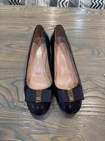 Туфли Италия, Angelo Giannini, лакированные кожаные размер 38