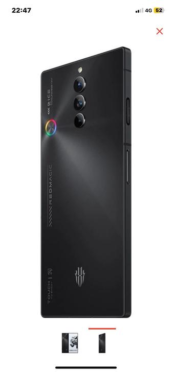 Смартфон Nubia Red Magic 8S Pro 12 ГБ/256 ГБ черный