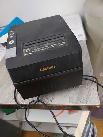 Принтер чеков castom. В хорошем состоянии
