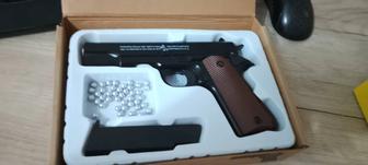 Новый Железный детский пистолет с пульками Colt 1911