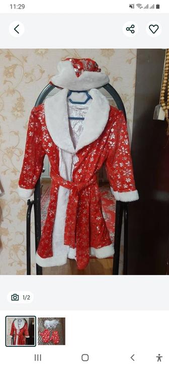 Продам новогодний костюм Деда мороза