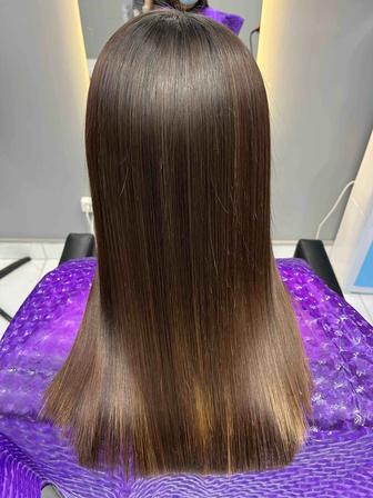 Кератиновое выпрямление