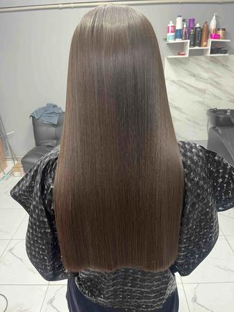 Кератиновое выпрямление