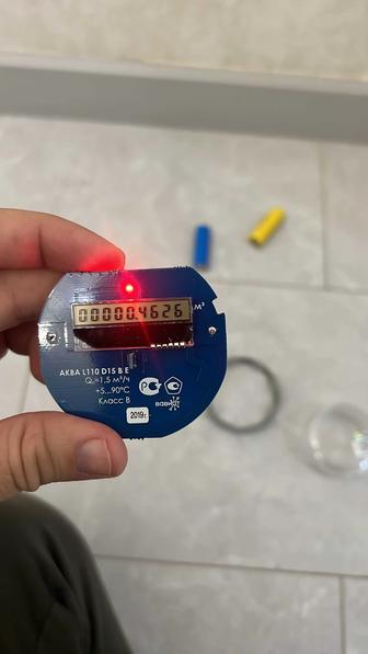 Замена батареек водяные счетчики Вавиот