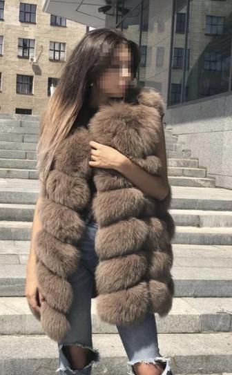 Жилетка из песца