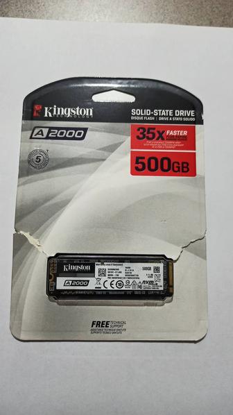 SSD M.2 NVMe Kingston A2000 500GB (с DRAM-буфером)