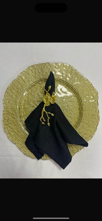 Аренда тарелки золото