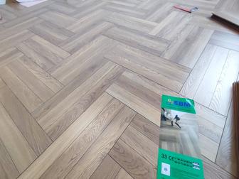 Укладка ламината елка с фаска