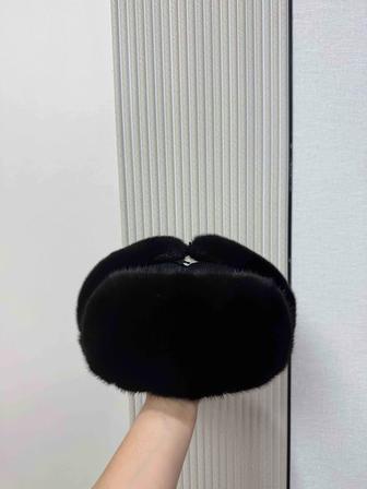 Норковая ушанка мужская