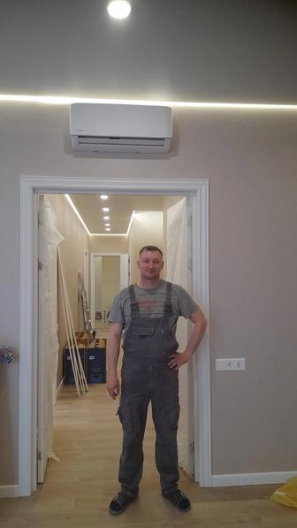 Установка кондиционера. Монтаж и демонтаж. Чистка заправка
