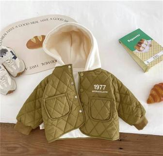 Куртка хаки для мальчиков, демисезон