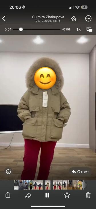 Продам зимний пуховик