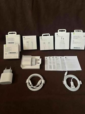 оригинал iphone Зарядка айфон адаптер 20w type-с шнур лайтнинг кабель тайпс