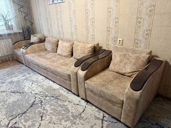 Продам диван и два кресла раздвижных