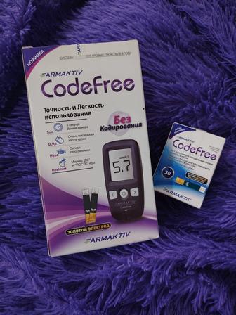 Глюкометр CodeFree 5.000 тест полоски по 2700