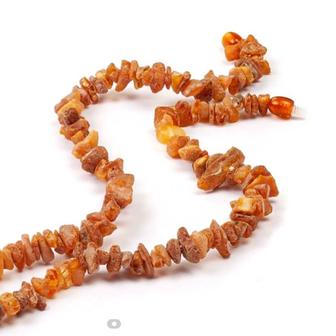 Бусы янтарные