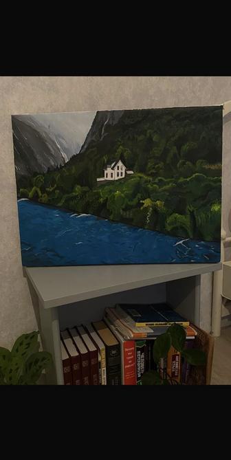 Картина акрилом