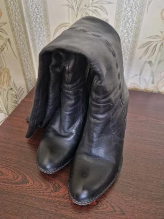 Кожанные сапоги