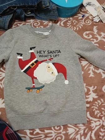 Теплый джемпер на мальчика или девочку. Новый год.