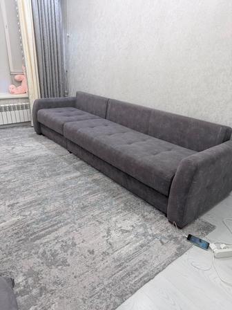 Продам б/у диван 3,30 м. Состояние нормальное.