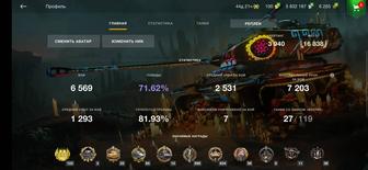 Аккаунт World of tanks BLITZ