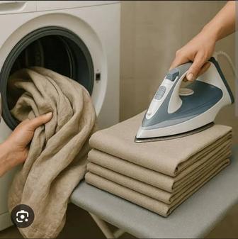 Стирка глажка белья