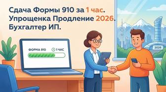 Сдача налоговой отчетности ИП (910 форма, Упрощенка)