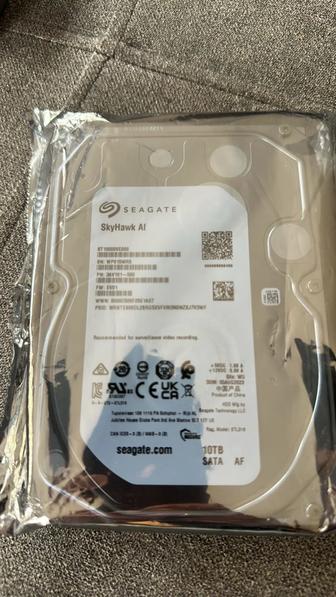Жесткий диск HDD 10 TB Seagate SkyHawk AI (ST10000VE001), 3.5, 256MB, SATA