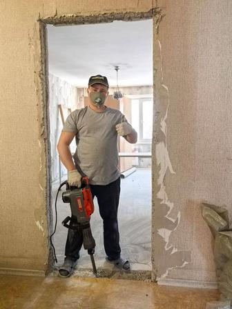 Демонтаж любой сложности. Вывоз мусора.