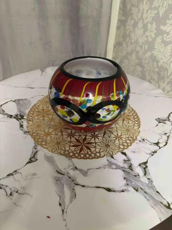 Ваза, ручная работа, из италянского стекла мурано