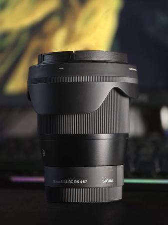 Объектив Sigma 16mm F1.4 for Sony E