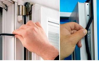 Утепление ремонт пластиковых окон дверей замена уплотнительной резины.