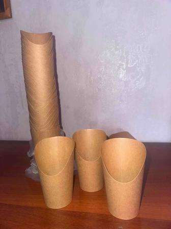 Крафтовые стаканы под снэки
