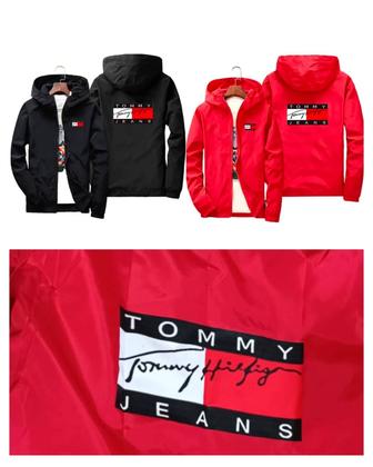 Ветровка,Куртка Tommy Hilfiger Новые Стильные,ВодоСтойкая,Унисекс, Креатив.