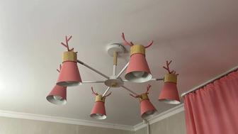 Установка люстры автоматы гардины